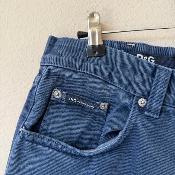 Dolce & Gabbana D&G Straight Leg Blue Denim Jeans Size 30 / IT 44 - Picture 3 of 6